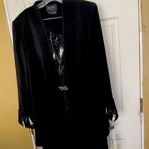 NATASIA Black Suit NWT